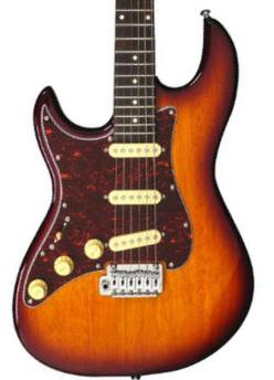 Elektrische gitaar in str-vorm Sire Larry Carlton S3 SSS LH - Tobacco sunburst