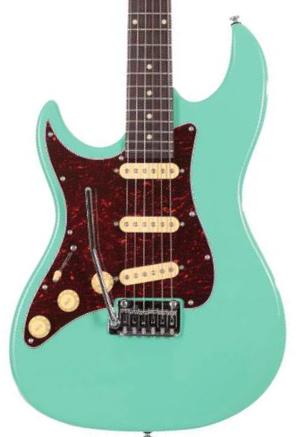 Elektrische gitaar in str-vorm Sire Larry Carlton S3 SSS LH - Mild green