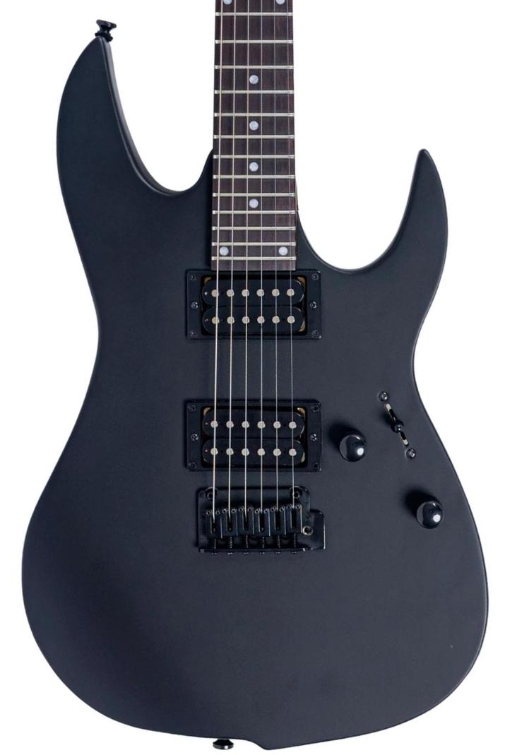 Elektrische gitaar in strat vorm Sire Larry Calrton X1 - black satin