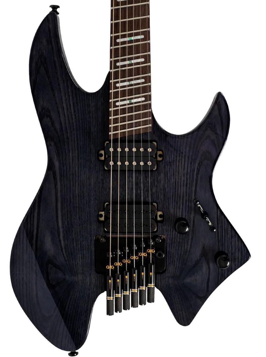 Multi-scale gitaar Sire Larry Carlton X6 Headless - Transparent black