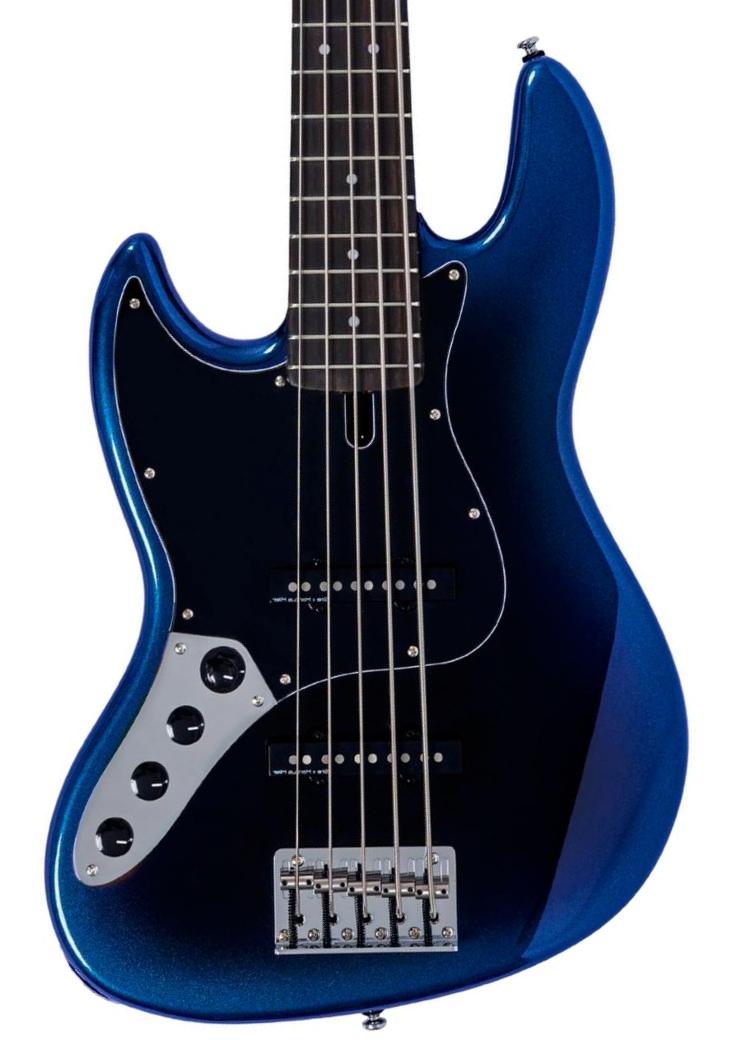 Solid body elektrische bas Sire Marcus Miller V3 New Gen LH (5-String) - Midnight Blueburst