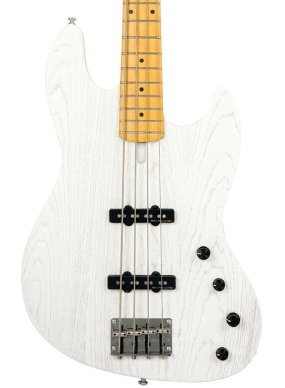 Solid body elektrische bas Sire Marcus Miller V6 4ST - antique white