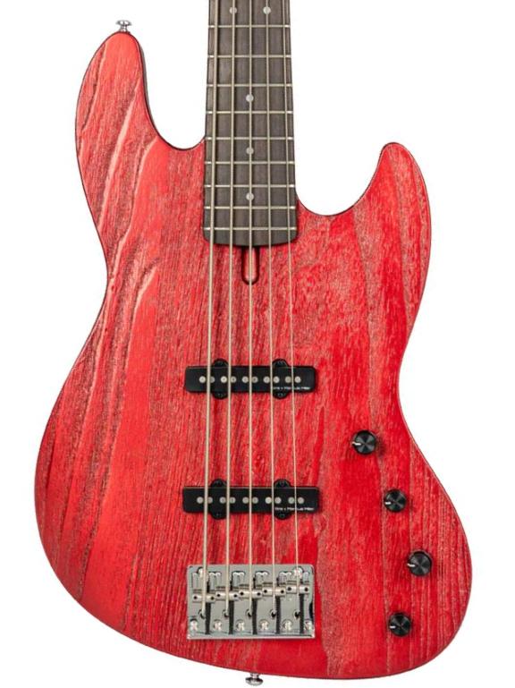 Solid body elektrische bas Sire Marcus Miller V6 5ST - candy apple red