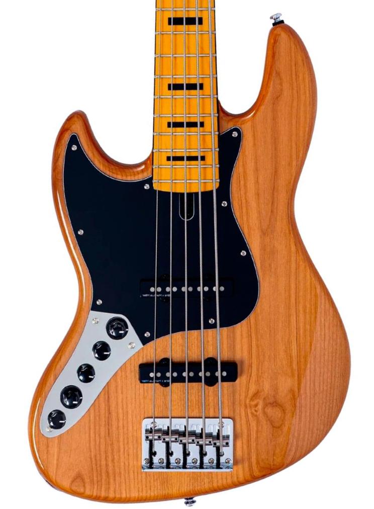 Solid body elektrische bas Sire Marcus Miller V7 Alder New Gen 5ST LH (5-String) - natural