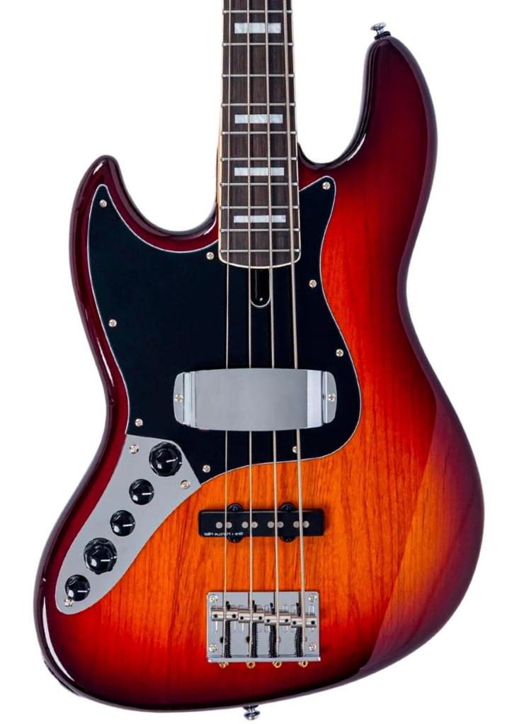 Solid body elektrische bas Sire Marcus Miller V7 Alder New Gen 4ST LH - tobacco sunburst