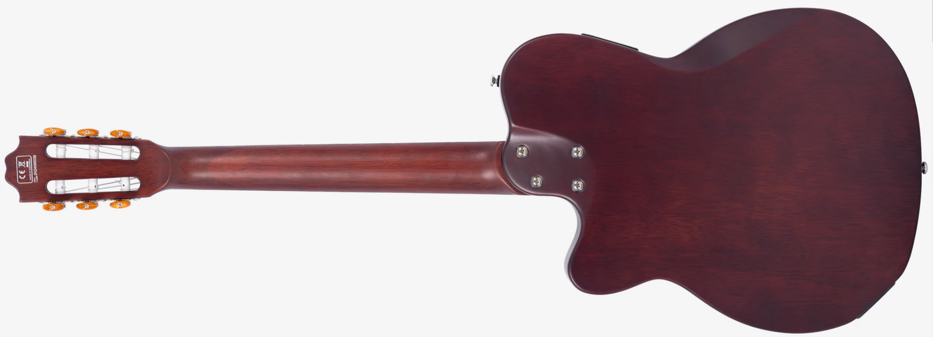 Sire Larry Carlton G5n Solid Classic Cw Signature Cedre Acajou Rw - Tobacco Sunburst Satin - Klassieke gitaar 4/4 - Variation 1