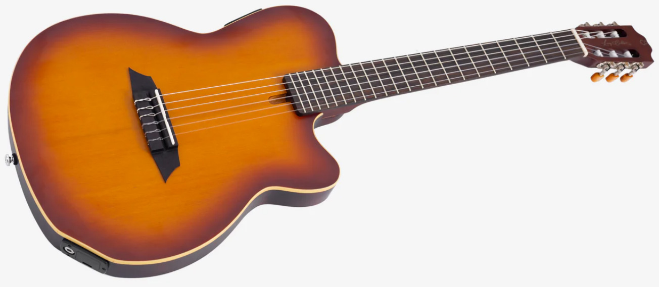 Sire Larry Carlton G5n Solid Classic Cw Signature Cedre Acajou Rw - Tobacco Sunburst Satin - Klassieke gitaar 4/4 - Variation 2