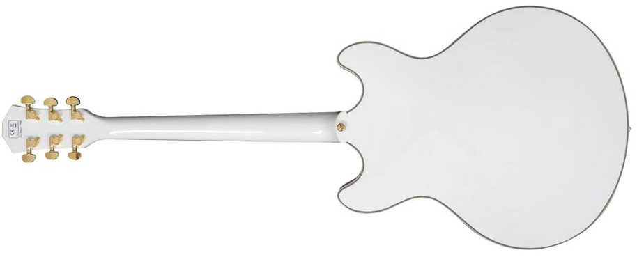 Sire Larry Carlton H7 Signature Ht Hh Eb - White - Semi hollow elektriche gitaar - Variation 1
