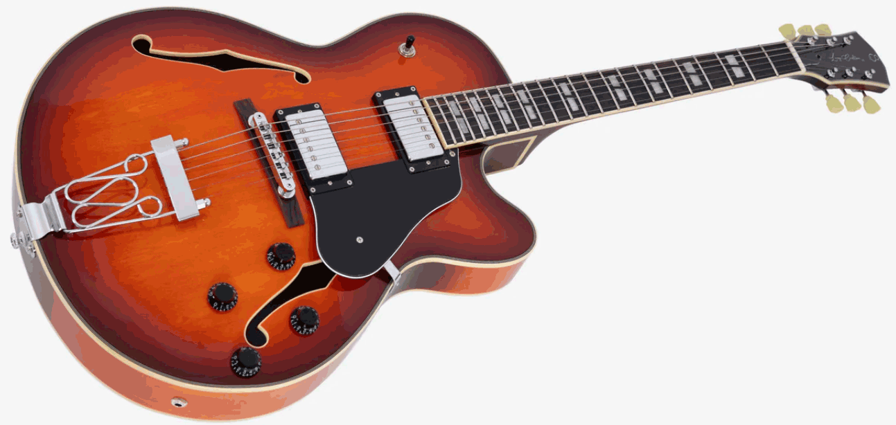 Sire Larry Carlton H7f 2h Ht Eb - Tobacco Burst - Hollow bodytock elektrische gitaar - Variation 2