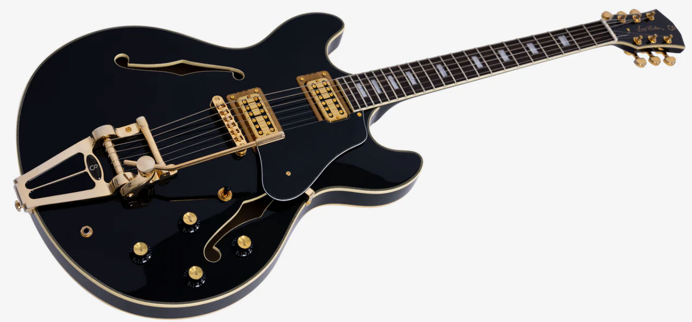 Sire Larry Carlton H7t Signature 2h Trem Eb - Black - Semi hollow elektriche gitaar - Variation 2