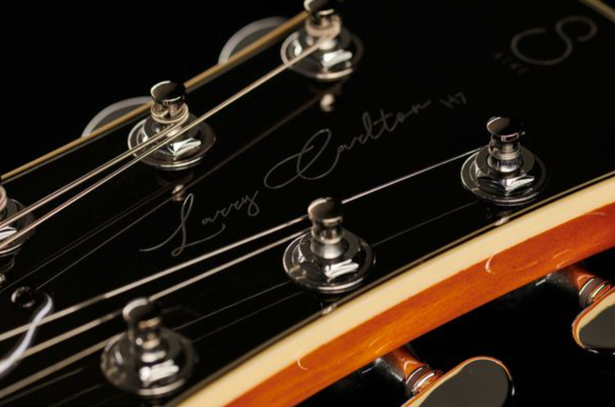 Sire Larry Carlton H7v Lh Signature Gaucher 2s P90 Ht Eb - Vintage Sunburst - Linkshandige elektrische gitaar - Variation 4