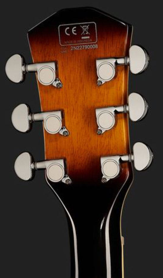 Sire Larry Carlton H7v Lh Signature Gaucher 2s P90 Ht Eb - Vintage Sunburst - Linkshandige elektrische gitaar - Variation 5