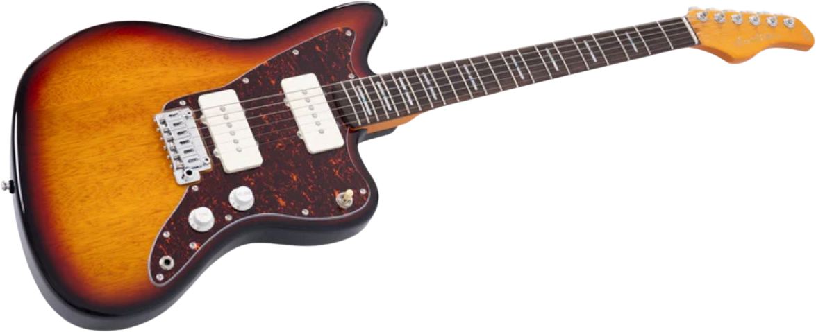 Sire Larry Carlton J3 2s Trem Rw - 3 Tone Sunburst - Retro-rock elektrische gitaar - Variation 2