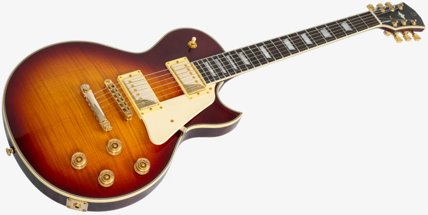 Sire Larry Carlton L7 Lh Gaucher New Gen 2h Ht Eb - Tobacco Sunburst - Single cut gitaar - Variation 5