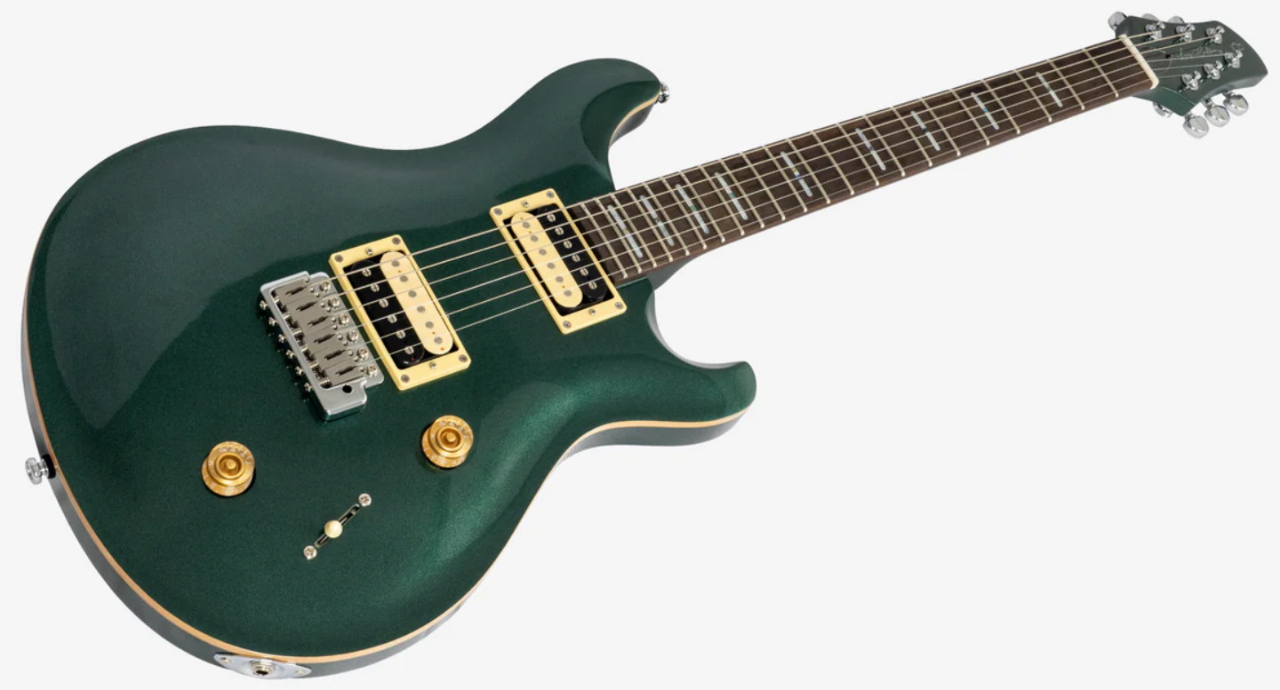 Sire Larry Carlton Q7 2h Trem Eb - Metallic Green - Double cut gitaar - Variation 2