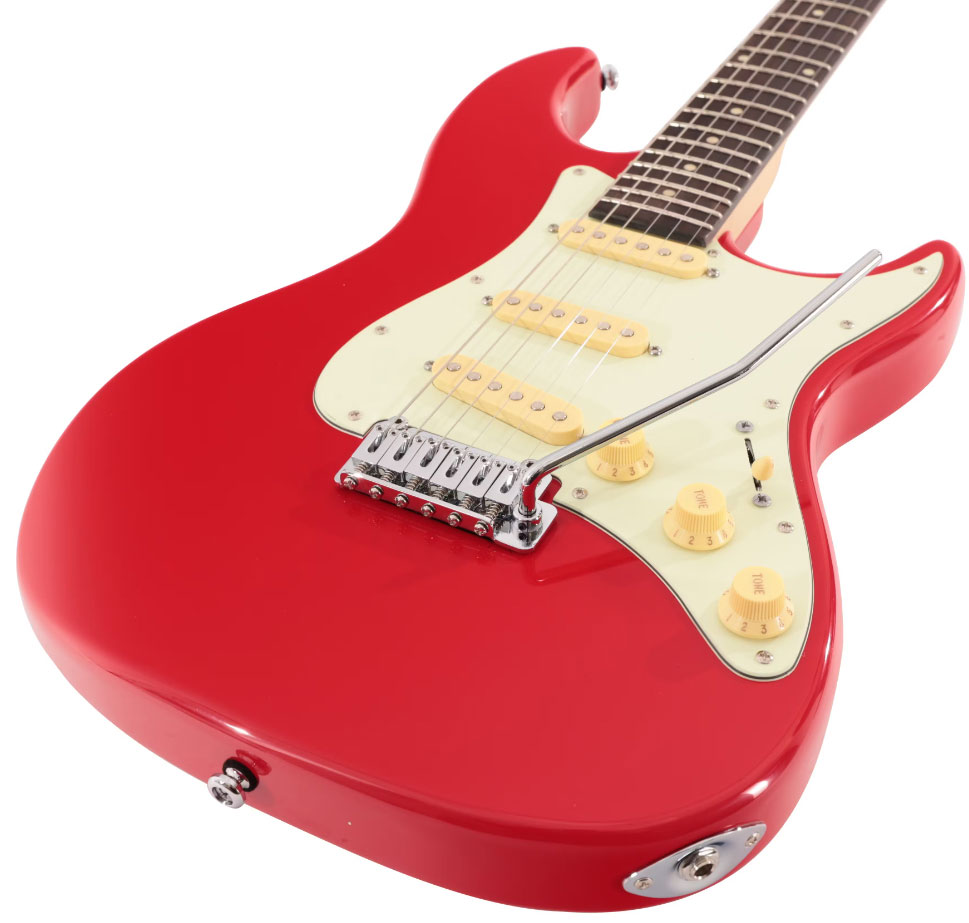 Sire Larry Carlton S3 Sss Lh Signature Gaucher 3s Trem Rw - Dakota Red - Elektrische gitaar in Str-vorm - Variation 2