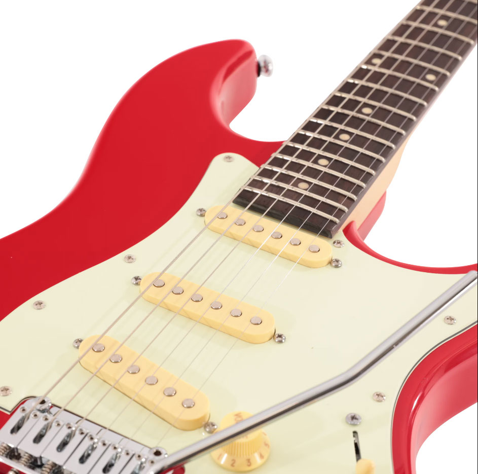 Sire Larry Carlton S3 Sss Lh Signature Gaucher 3s Trem Rw - Dakota Red - Elektrische gitaar in Str-vorm - Variation 3