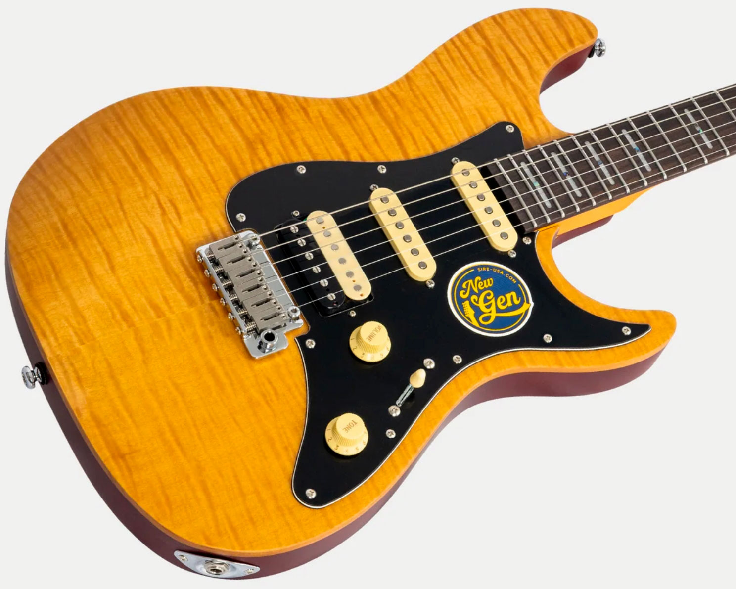 Sire Larry Carlton S7 Fm New Gen Hss Trem Rw - Natural Satin - Elektrische gitaar in Strat vorm - Variation 2