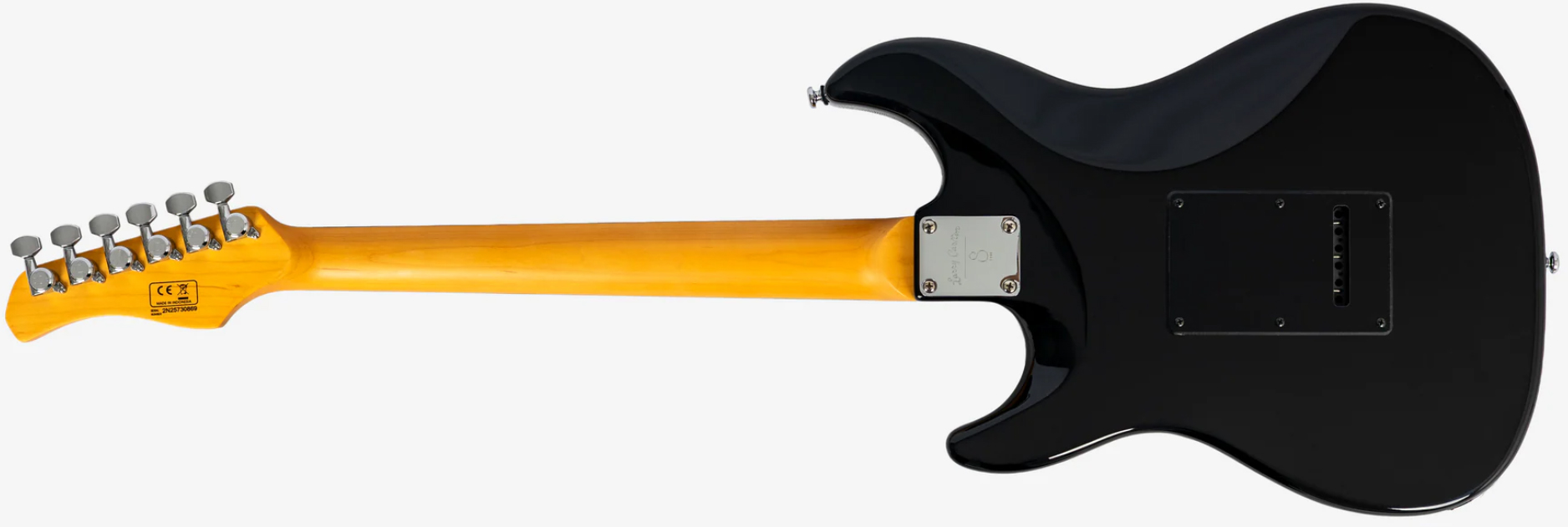 Sire Larry Carlton S7 Lh Gaucher New Gen 3s Trem Rw - Black - Elektrische gitaar in Strat vorm - Variation 1