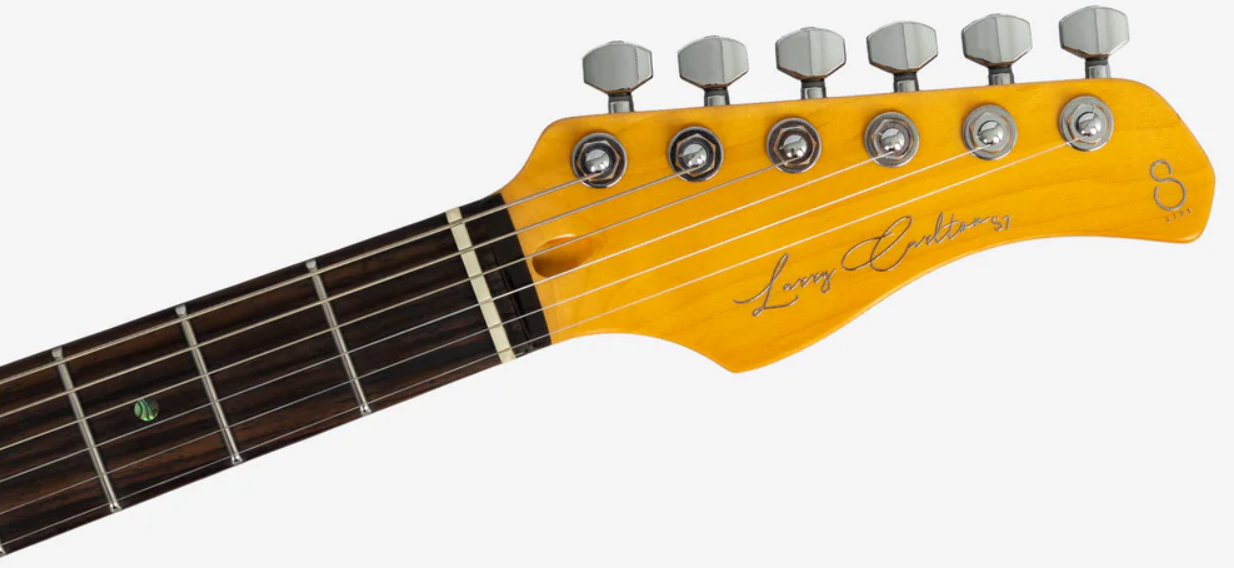 Sire Larry Carlton S7 Lh Gaucher New Gen 3s Trem Rw - Metallic Gold - Elektrische gitaar in Strat vorm - Variation 3