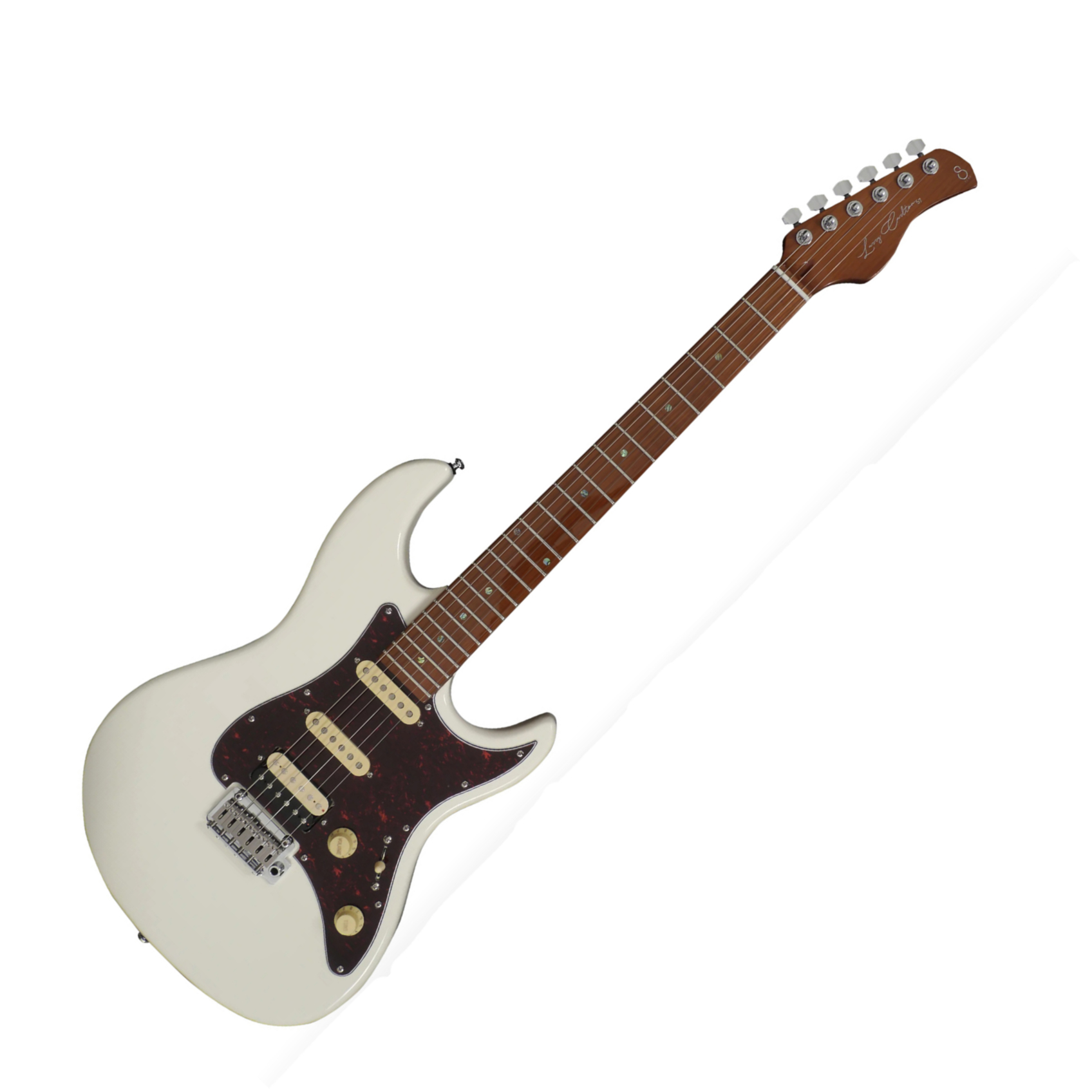 Sire Larry Carlton S7 Signature Hss Trem Mn - Antique White - Elektrische gitaar in Str-vorm - Variation 2