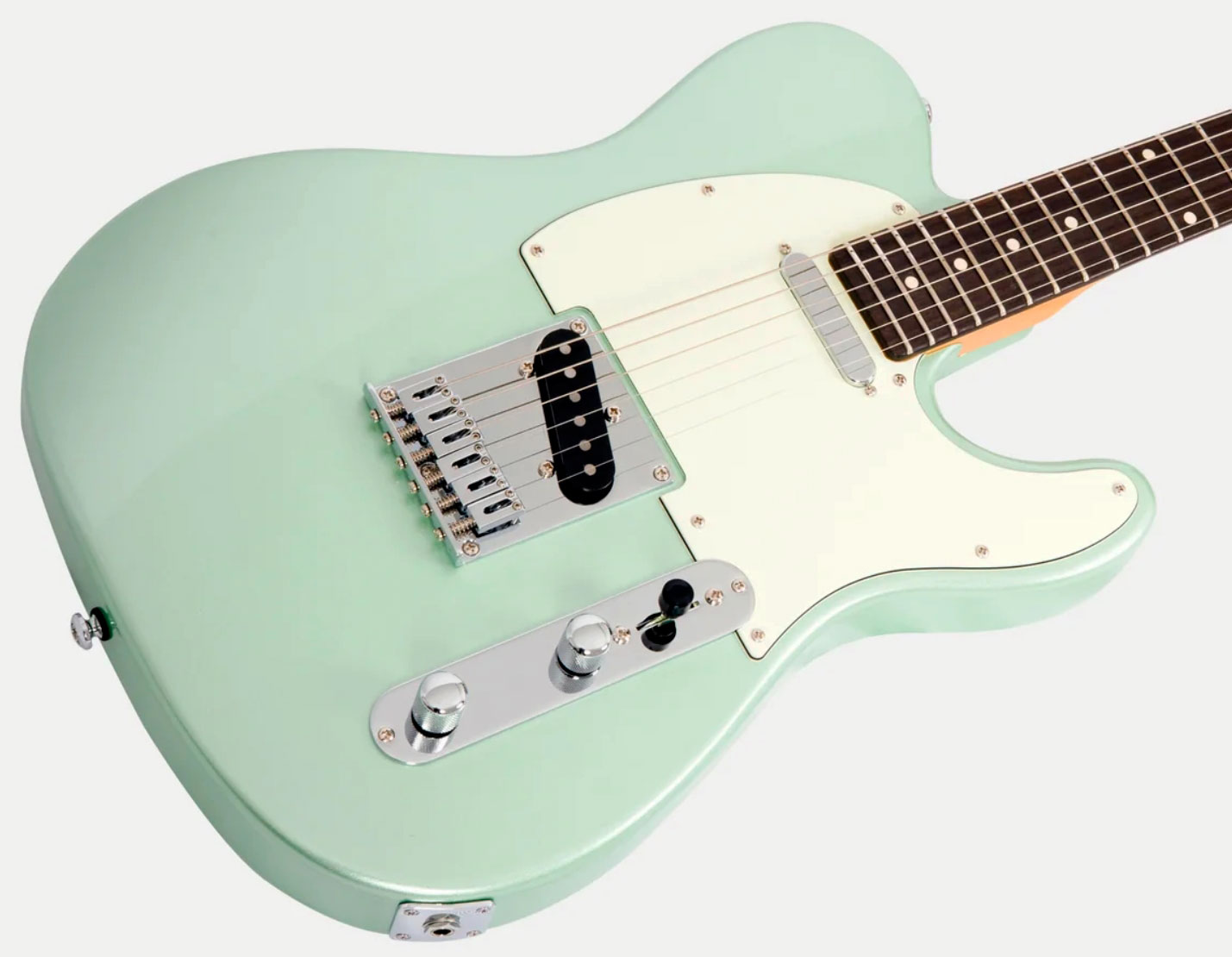 Sire Larry Carlton T3 New Gen 2s Ht Rw - Surf Green Metallic - Televorm elektrische gitaar - Variation 2