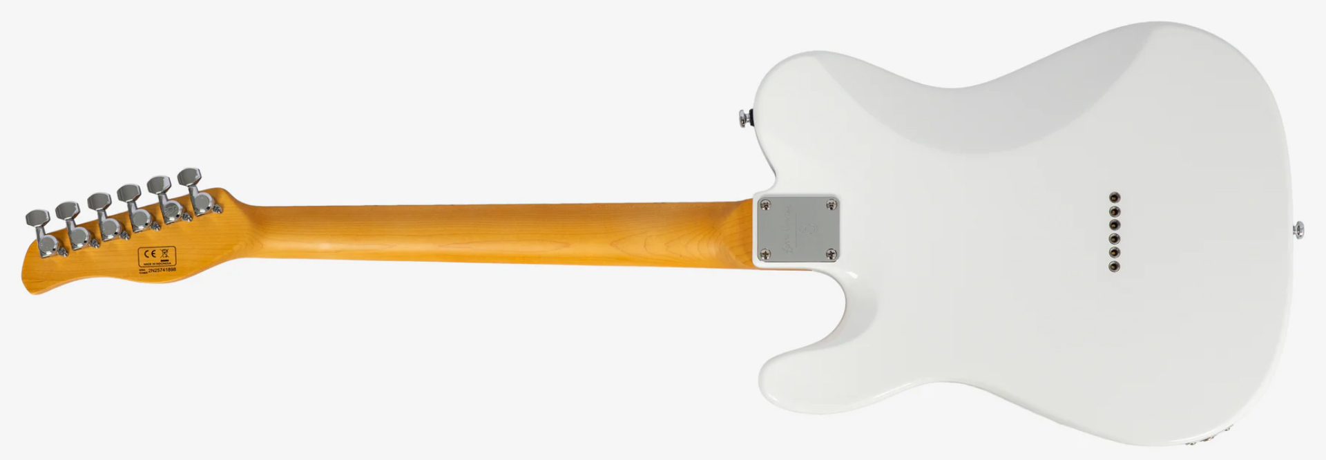 Sire Larry Carlton T7 Lh Gaucher New Gen 2s Ht Mn - White - Televorm elektrische gitaar - Variation 1