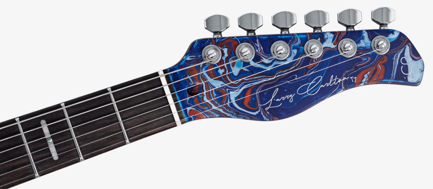 Sire Larry Carlton T7 Sw 2h Trem Rw - Blue Swirl - Televorm elektrische gitaar - Variation 3