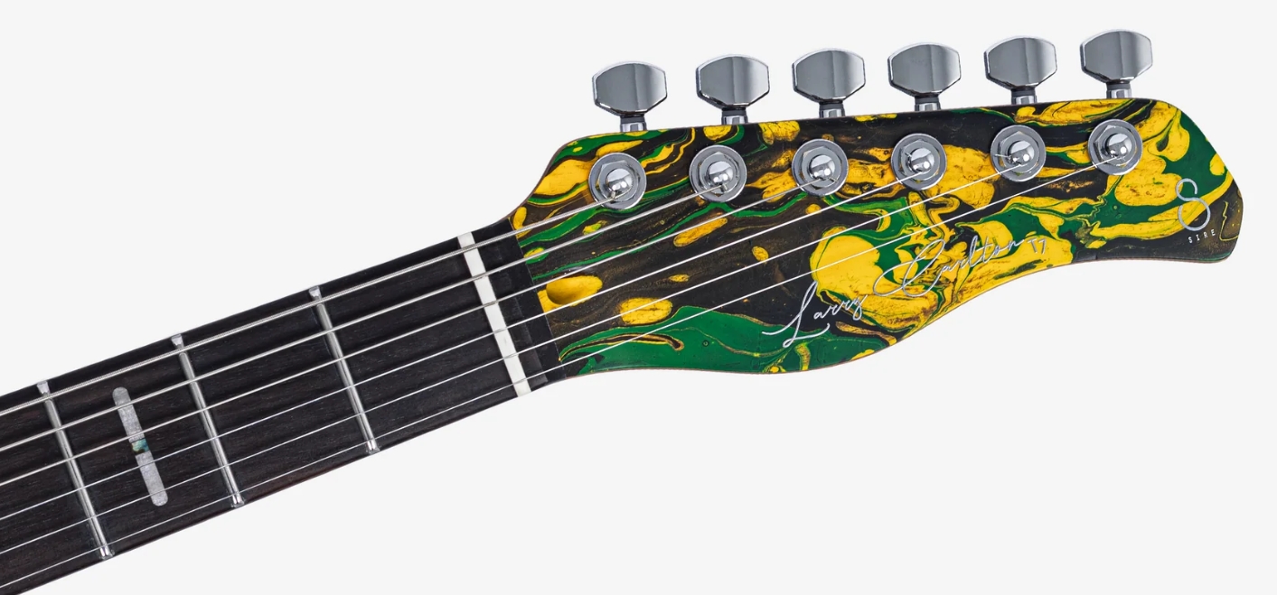 Sire Larry Carlton T7 Sw 2h Trem Rw - Yellow Swirl - Televorm elektrische gitaar - Variation 3