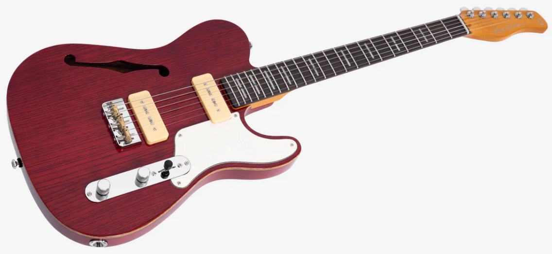 Sire Larry Carlton T7tm Signature 2s P90 Ht Rw - See Through Red - Televorm elektrische gitaar - Variation 2