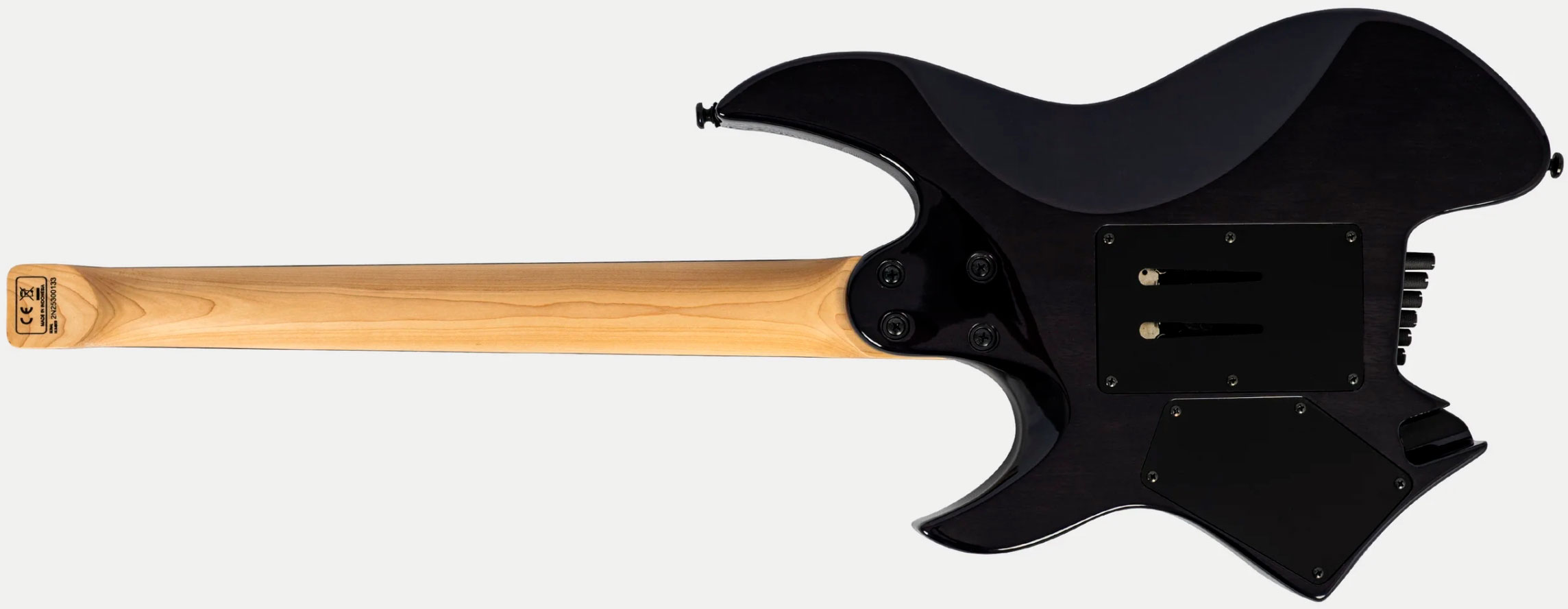 Sire Larry Carlton X6 Headless Multiscale 2h Trem Rw - Transparent Black - Multi-scale gitaar - Variation 1