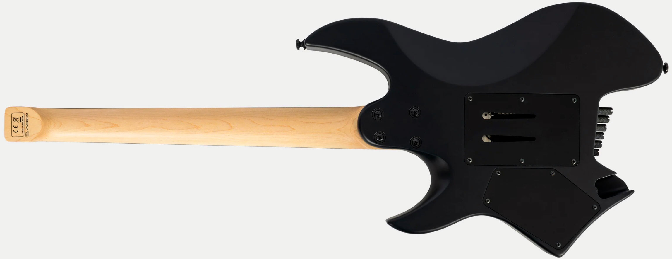 Sire Larry Carlton X6 Headless Multiscale 2h Trem Rw - Black Satin - Multi-scale gitaar - Variation 1