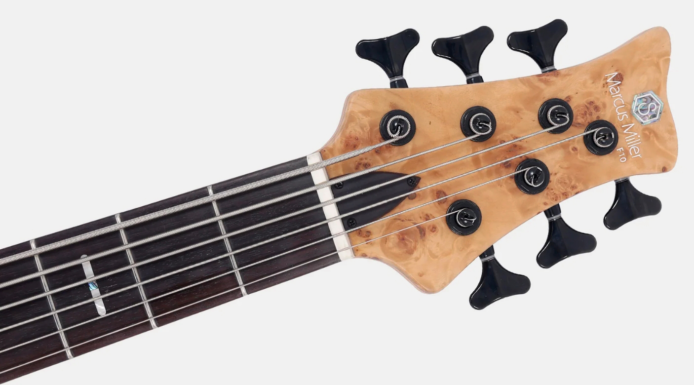 Sire Marcus Miller F10 6st Lh 6c Gaucher Active Rw - Natural Satin - Solid body elektrische bas - Variation 3