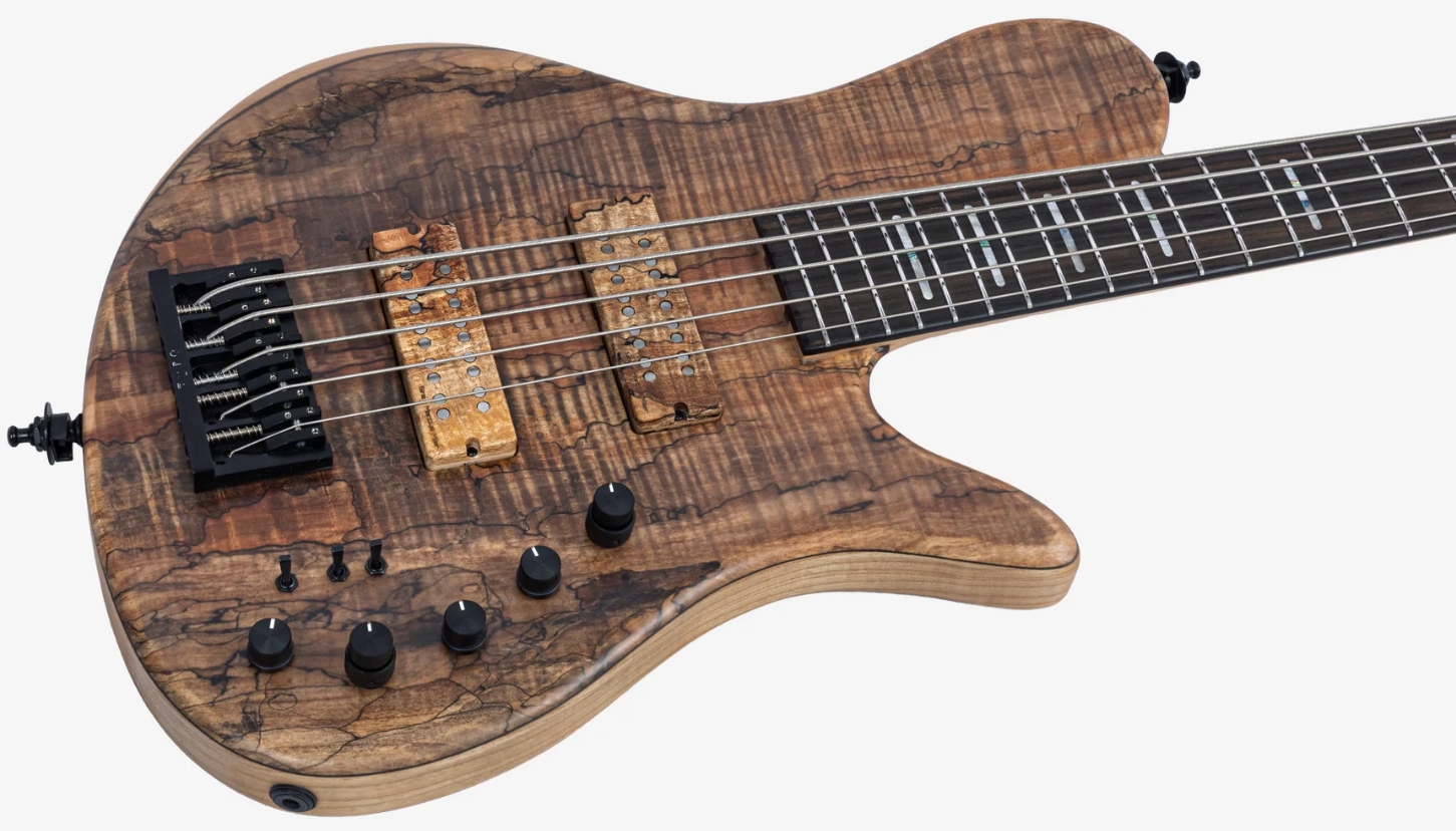 Sire Marcus Miller F10dx 5st Lh 5c Gaucher Active Eb - Natural - Solid body elektrische bas - Variation 2