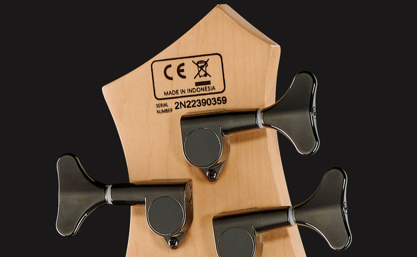 Sire Marcus Miller M5 Swamp Ash 5st Fl Fretless Active Eb - Transparent Blue - Solid body elektrische bas - Variation 4