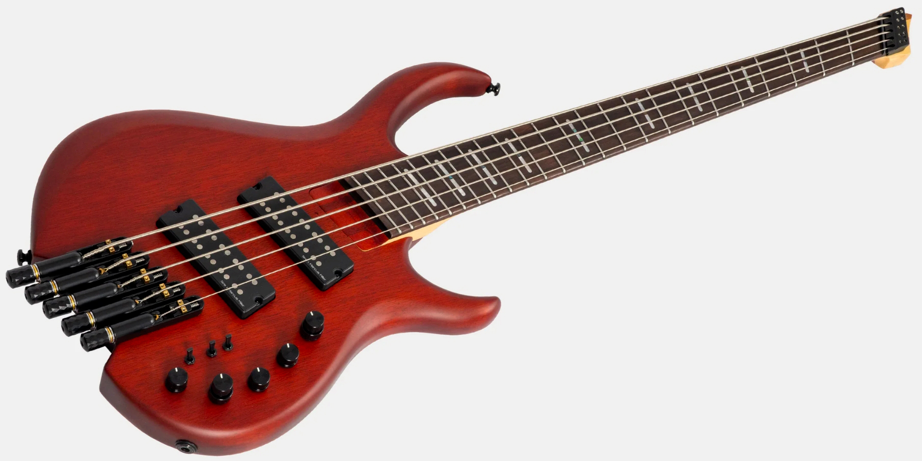 Sire Marcus Miller M6 Headless 5st Multiscale 5c Active Rw - Mahogany Satin - Solid body elektrische bas - Variation 2