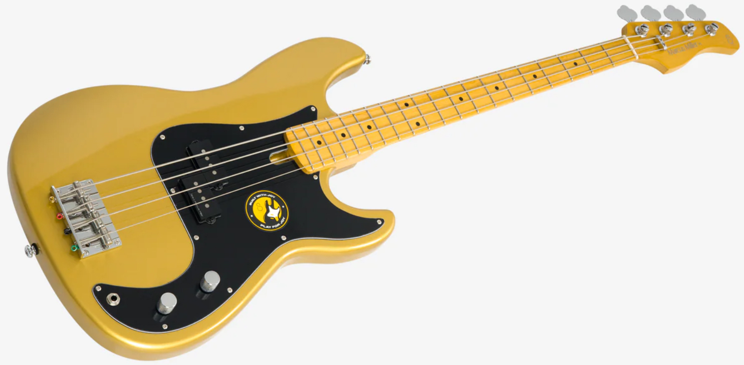 Sire Marcus Miller P5 Alder 4st Mn - Metallic Gold - Solid body elektrische bas - Variation 2