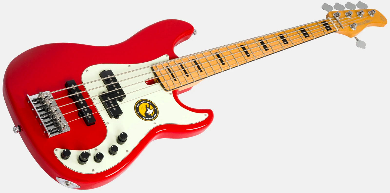 Sire Marcus Miller P7 Alder 5st 5c Active Mn - Dakota Red - Solid body elektrische bas - Variation 2