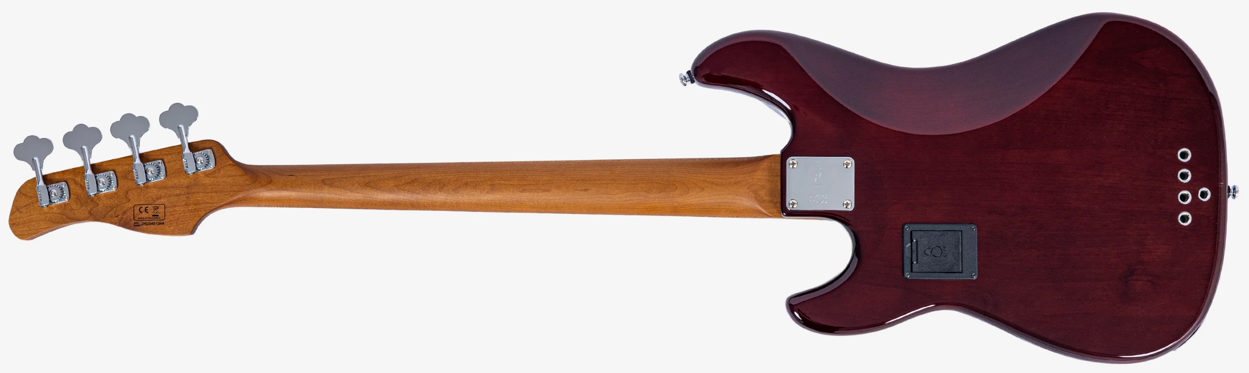 Sire Marcus Miller P7 New Gen 4st Fretless Active Eb - Tobacco Sunburst - Solid body elektrische bas - Variation 1