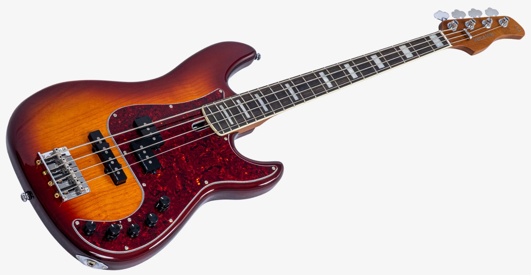 Sire Marcus Miller P7 New Gen 4st Fretless Active Eb - Tobacco Sunburst - Solid body elektrische bas - Variation 2