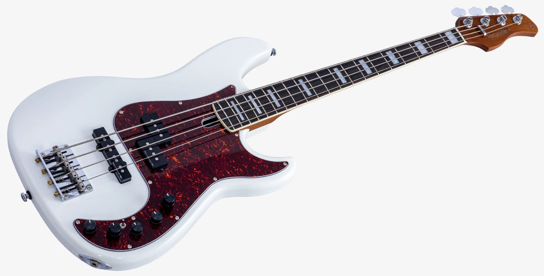 Sire Marcus Miller P7 New Gen 4st Fretless Active Eb - Antique White - Solid body elektrische bas - Variation 2
