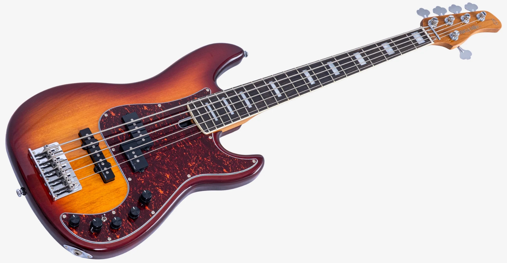 Sire Marcus Miller P7 New Gen 5st 5c Active Eb - Tobacco Sunburst - Solid body elektrische bas - Variation 2
