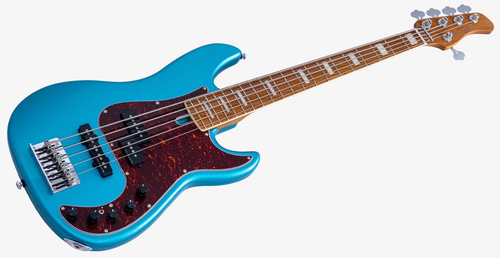 Sire Marcus Miller P7 New Gen 5st 5c Active Mn - Tide Pool - Solid body elektrische bas - Variation 2
