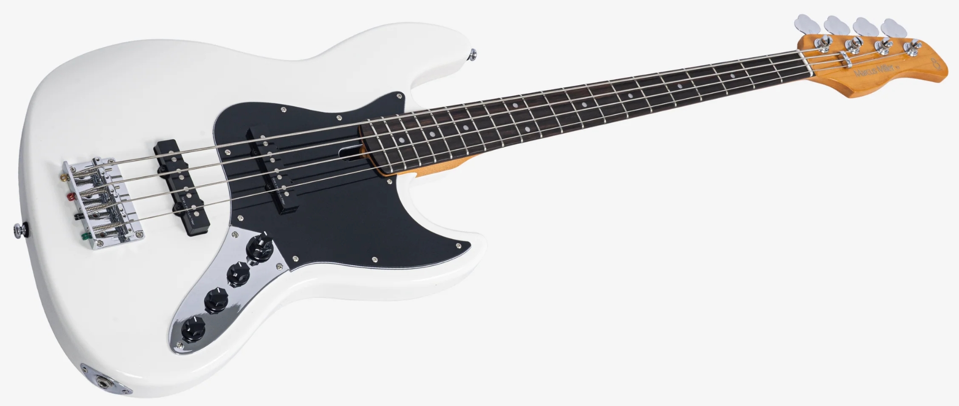 Sire Marcus Miller V3 New Gen 4st Lh Gaucher Active Rw - Antique White - Solid body elektrische bas - Variation 2