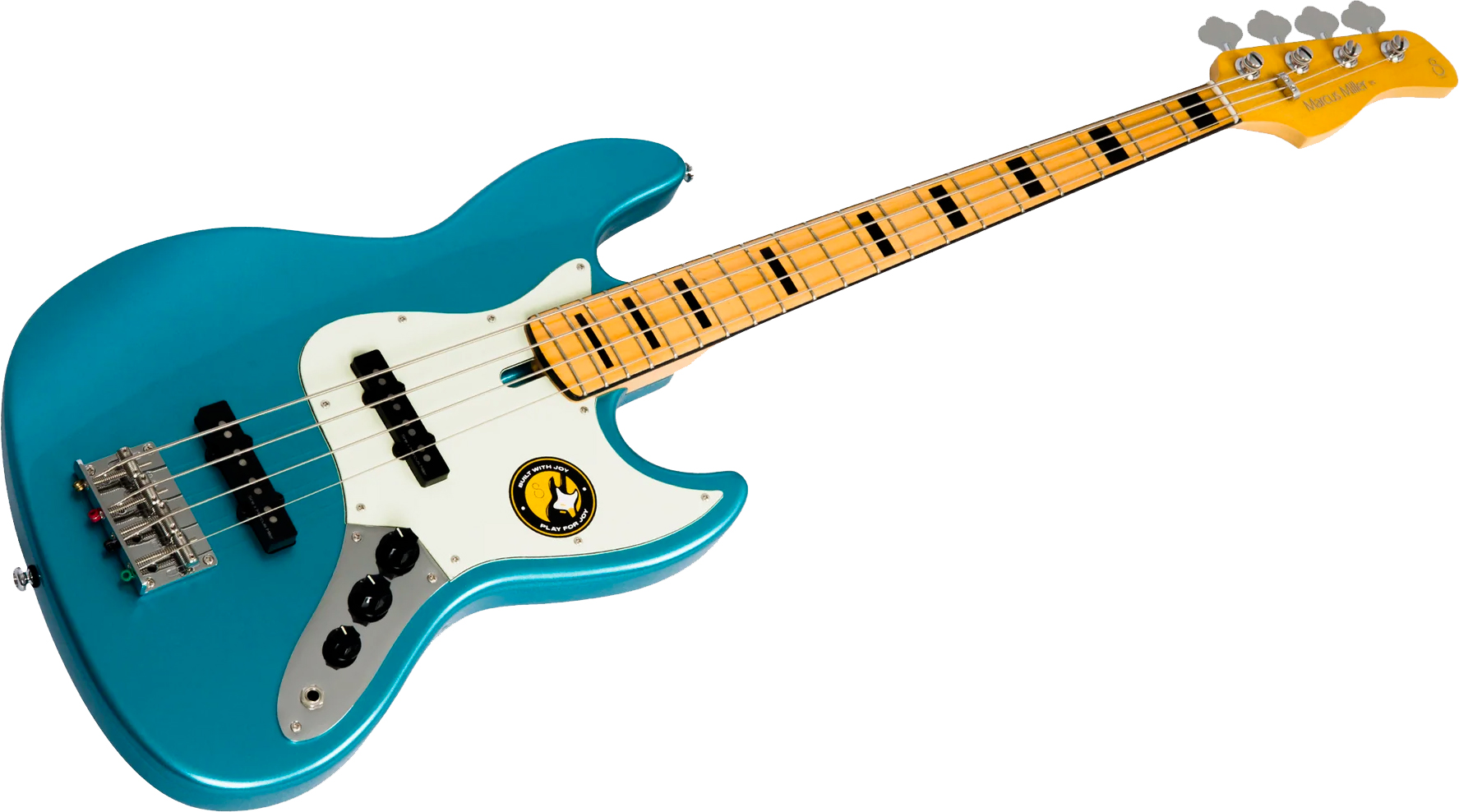 Sire Marcus Miller V5 Alder 4st Fretless Mn - Tide Pool - Solid body elektrische bas - Variation 2