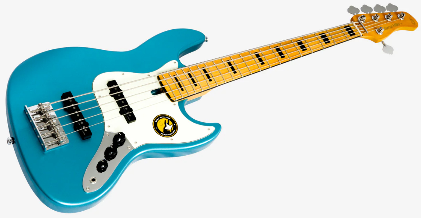 Sire Marcus Miller V5 Alder 5st 5c Mn - Tide Pool - Solid body elektrische bas - Variation 2