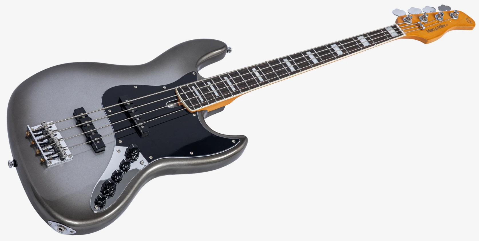 Sire Marcus Miller V7 Alder 2nd Gen 4st 4c Active Eb - Mercury - Solid body elektrische bas - Variation 2