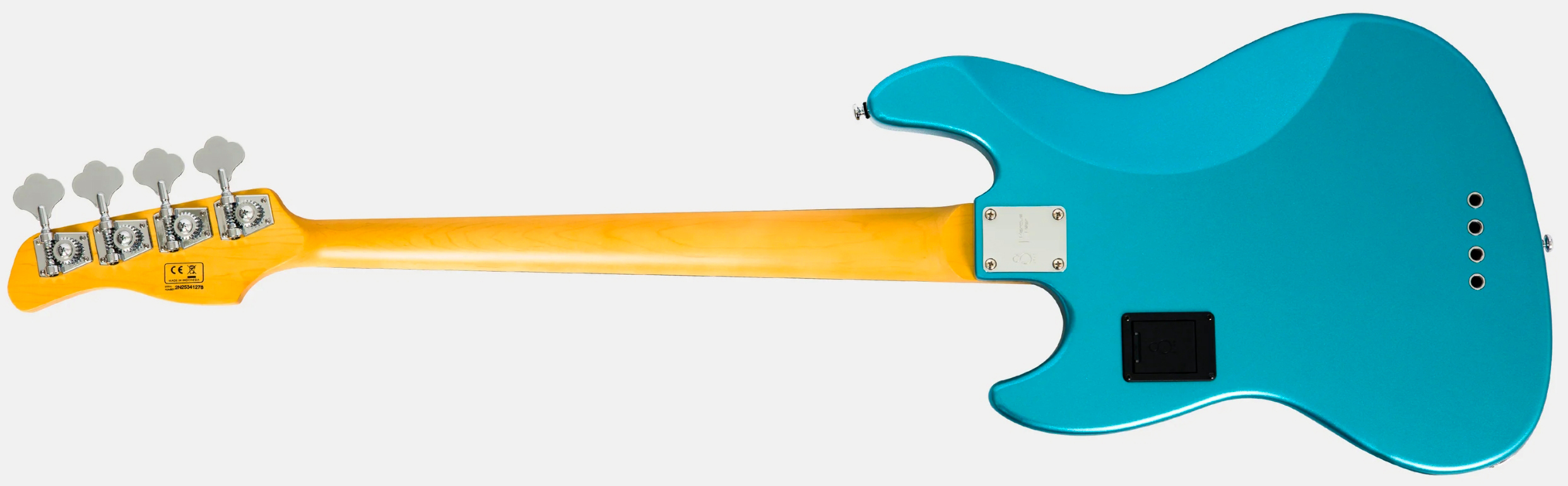 Sire Marcus Miller V7 Alder 2nd Gen 4st 4c Active Mn - Tide Pool - Solid body elektrische bas - Variation 1