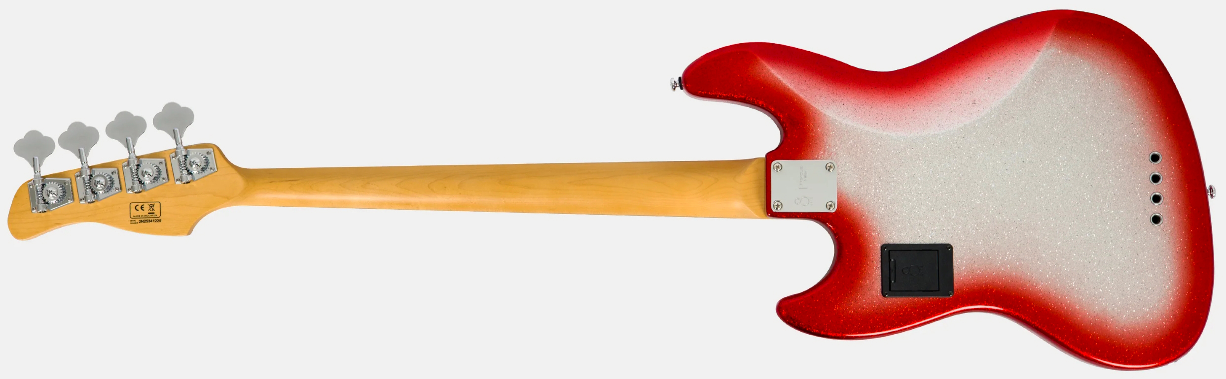 Sire Marcus Miller V7 Alder 2nd Gen 4st 4c Active Mn - Redburst Sparkle - Solid body elektrische bas - Variation 1