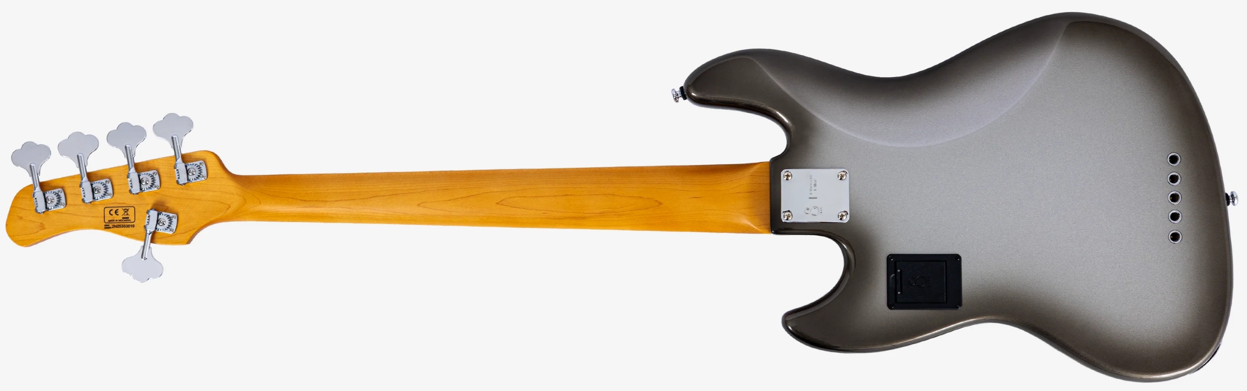 Sire Marcus Miller V7 Alder 2nd Gen 5st 5c Active Eb - Mercury - Solid body elektrische bas - Variation 1
